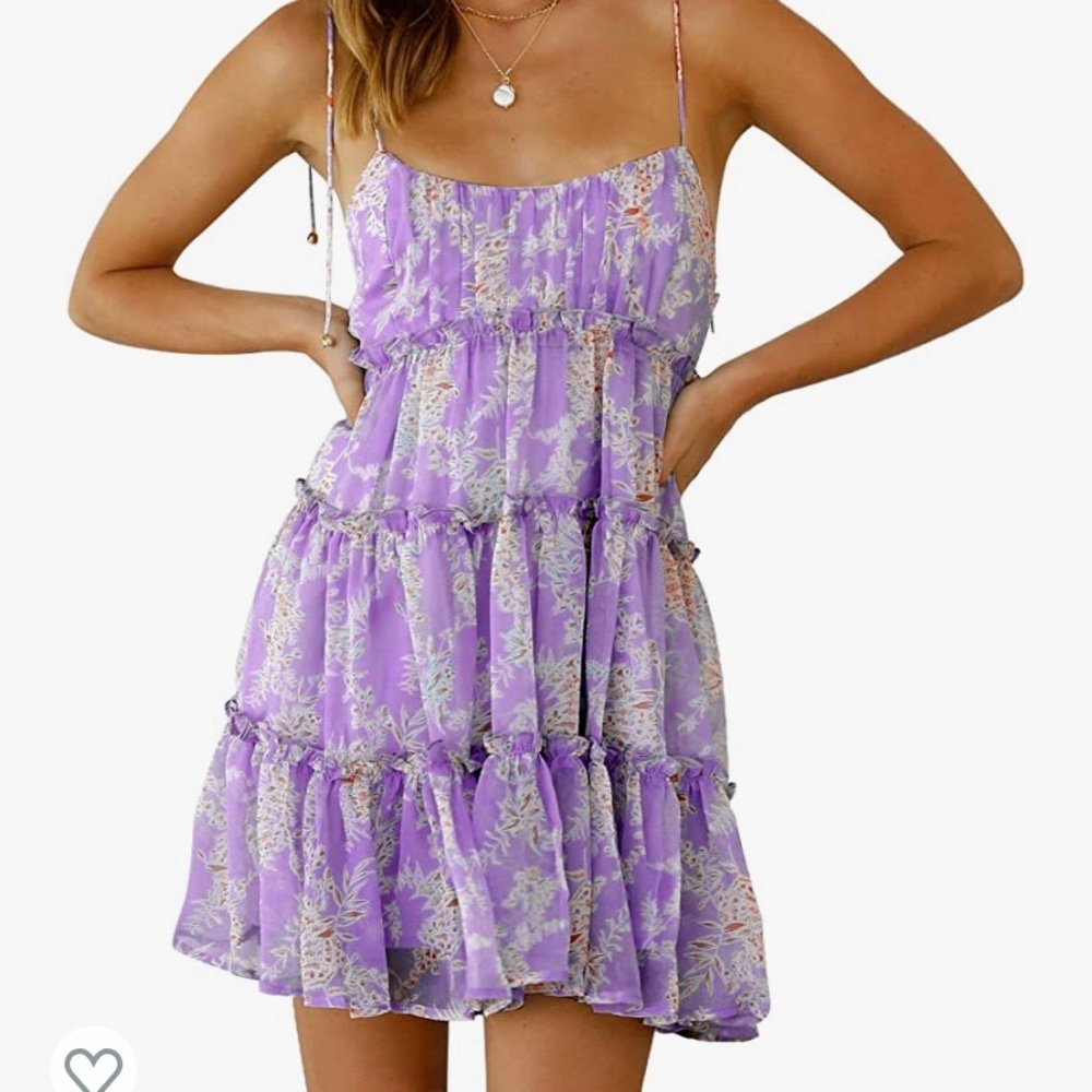 NWT purple sundress size S